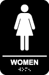 Female Restroom Sign