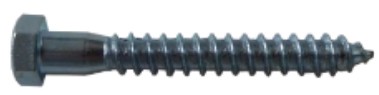 Heavy-duty stainless steel screw used for secure restroom fixture installation